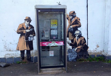 Spy Booth by Banksy
